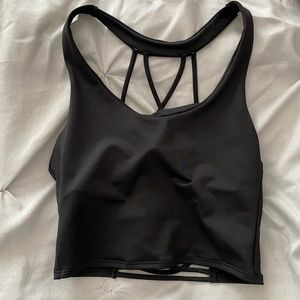 Crop top with lace-up back